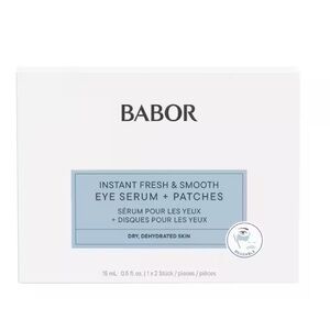 babor instant fresh and smooth eye patches and serum